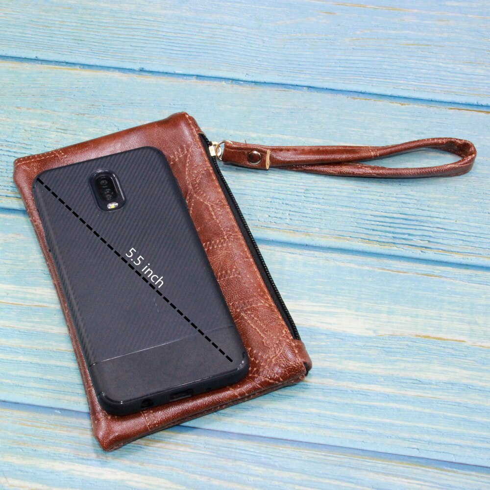 Lralra patchwork heren dames portemonnees pu leren tas rits clutch portemonnee telefoonhouder polsbandje draagbare handtas feest winkelen