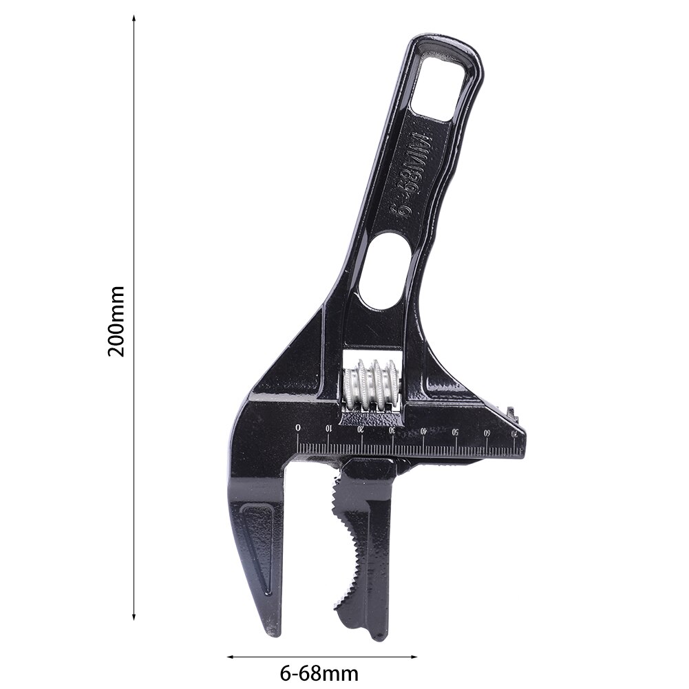 Adjustable Wrench Universal Multi-function Large Open Spanner Hand Repair Tool for Nut Sink Bathroom Water Pipe Screw: C