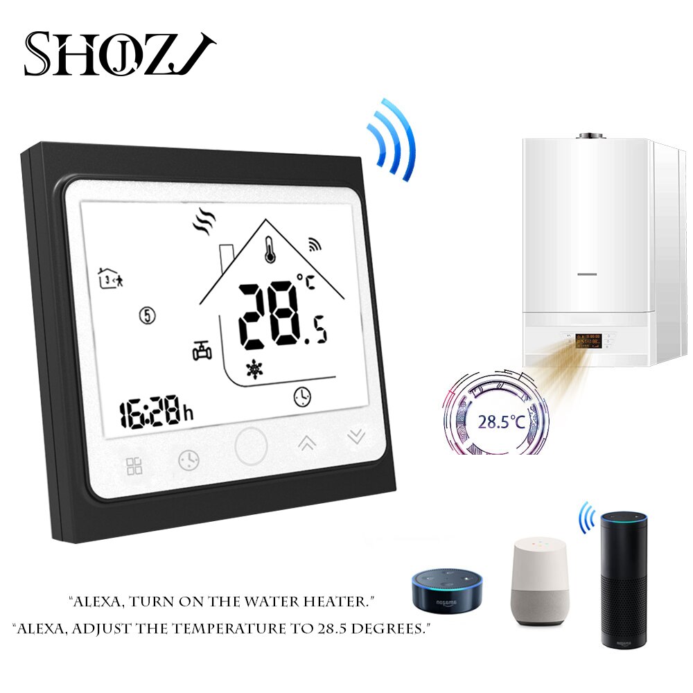 TUYA LIFE WiFi Gas Boiler Heating Thermostat Temperature Controller Alexa Google Home Control Thermoregulator for smart house