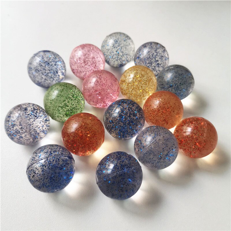 Bolas de rebote de goma para niños, 10 unidades, 3CM, brillantes, hinchables, para saltar, malabares, juegos deportivos al aire libre
