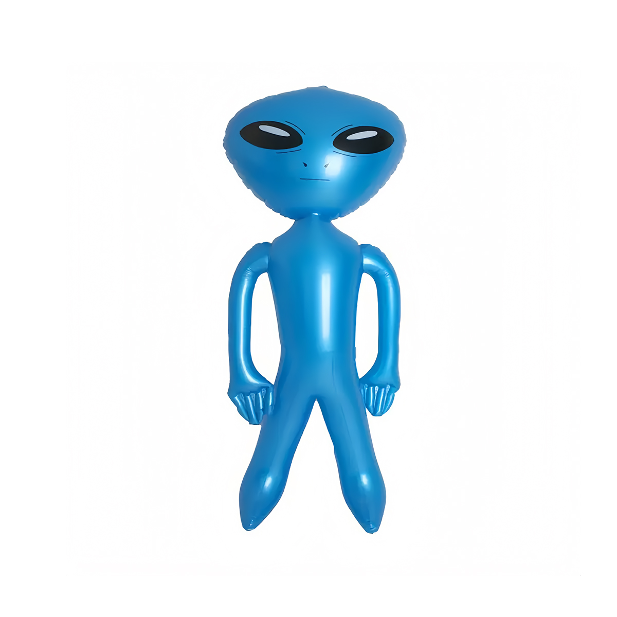 Cross-border spot inflatable alien doll, Halloween bar decoration toy, cartoon air model inflatable alien: L / Blue