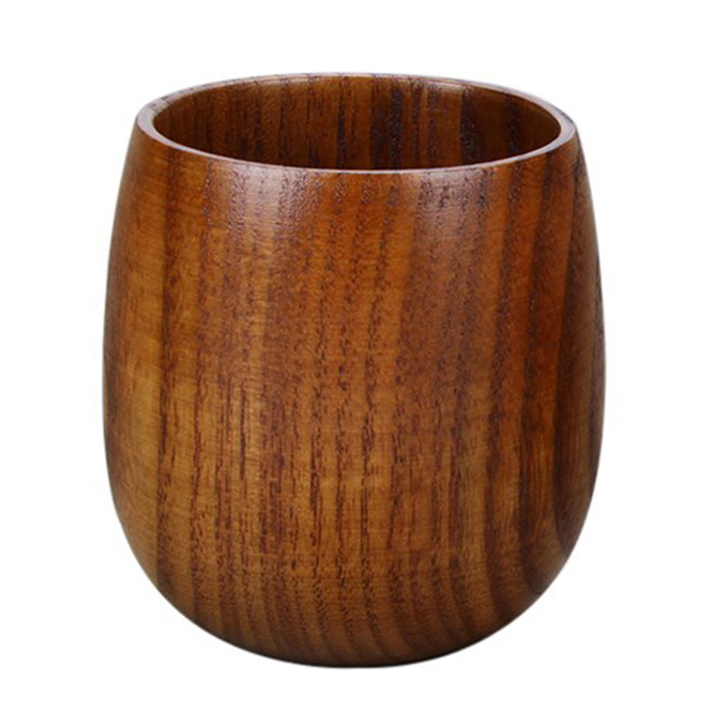 Jarra de madera sólida para café, cerveza, taza de madera para beber, taza de té hecha a mano para el hogar y la Oficina, DAG-ship: A