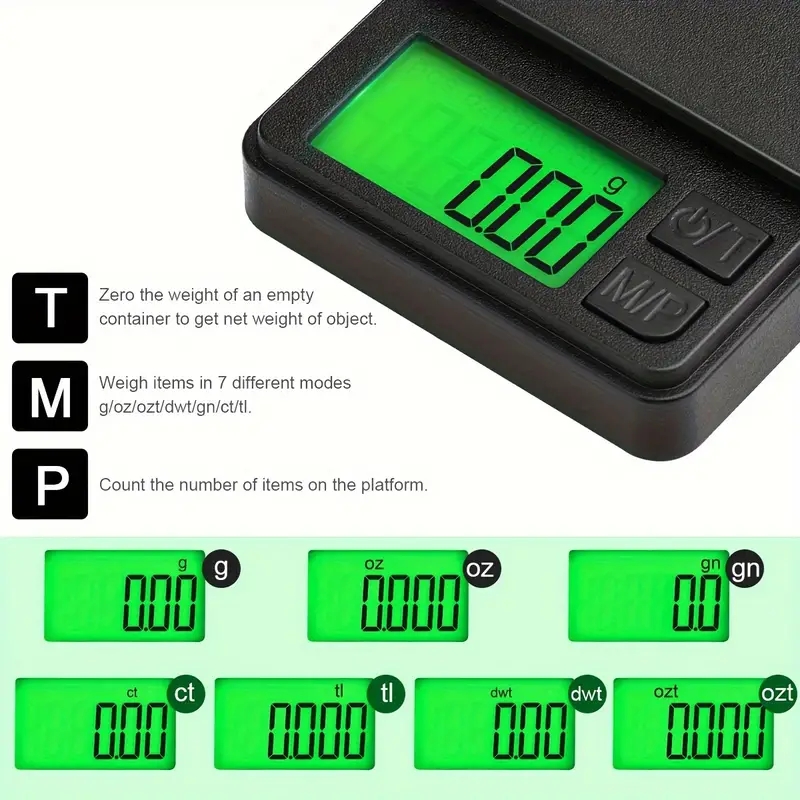 100/500g 0.01g mini digitale weegschaal hoge precisie elektronische zakweegschaal sieraden gewicht keuken draagbare elektronische weegschaal
