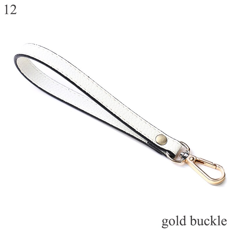 Alle-Match Clutch Bag Strap Portemonnee Riem Vrouwen Pols Zak Riem Effen Kleur Vrouwen Eenvoudige Handvat Purse Bag Riem vervanging: 12