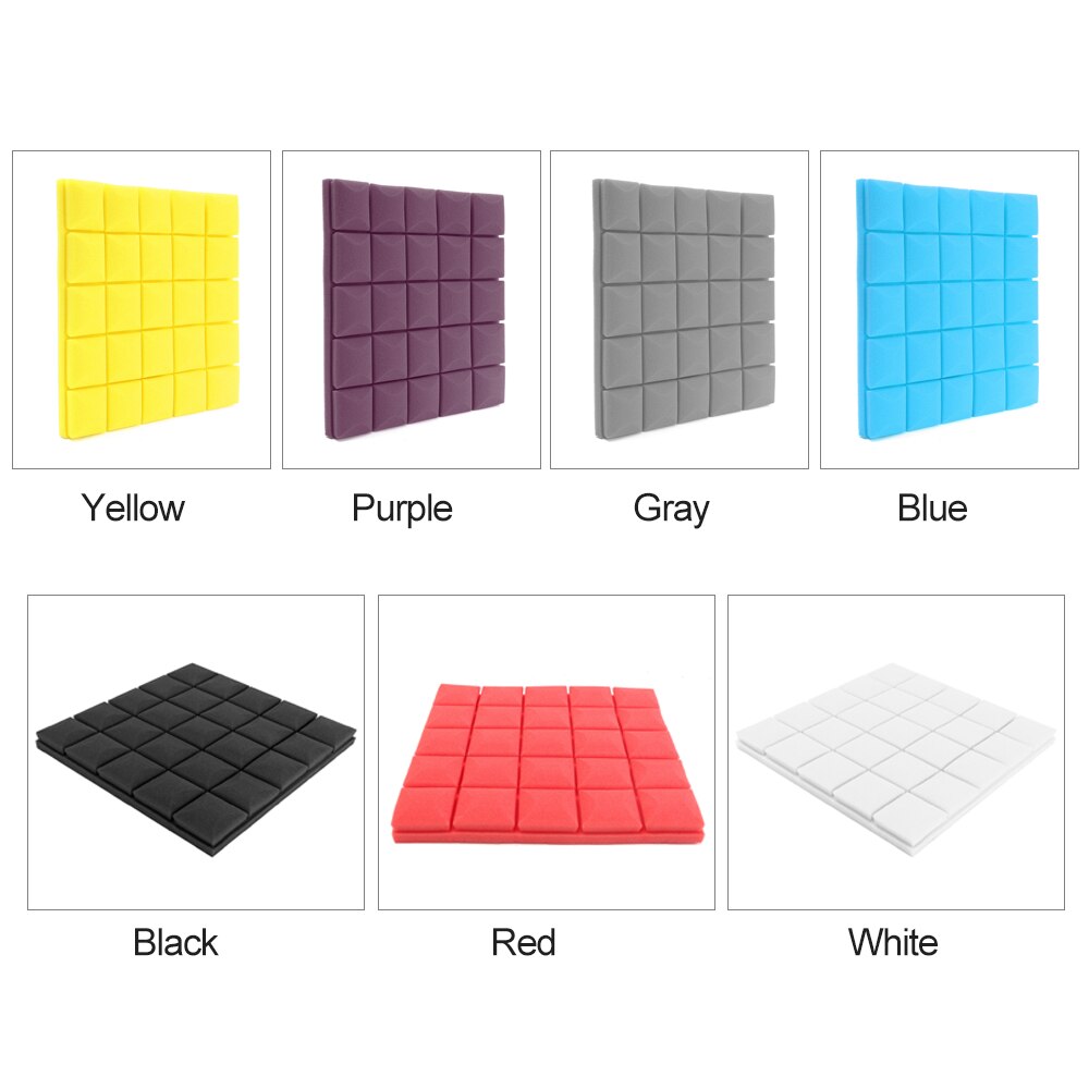 Acoustic Foam Panel Soundproof Foam Wedge Studio KTV Wall Echoes Absorption for studio recording ktv home