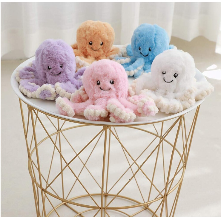18/40/60/80CM Schöne Octopus Gefüllte Plüsch Puppe Spielzeug Kinder Freundin Geburtstag Home Decor blau Kreative Cartoon Plüsch Spielzeug