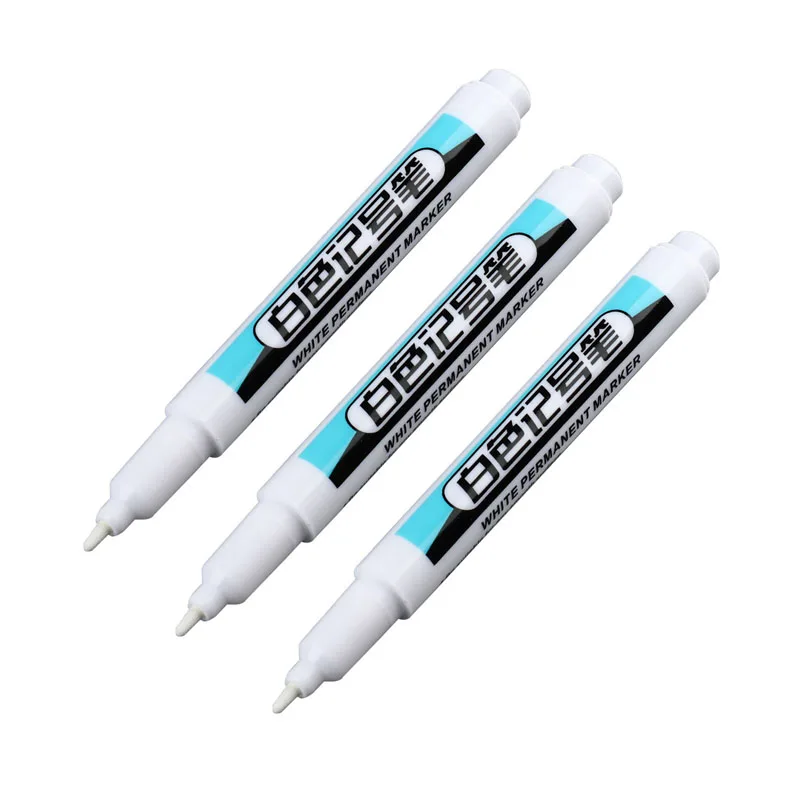 Białe pisaki 0,7/1,0/2,5 mm Wodoodporne, oleiste, trwałe markery robić drewna, kamienia, tworzywa sztucznego, skóry, szkła, metalu, ceramiki: FIOLETOWY