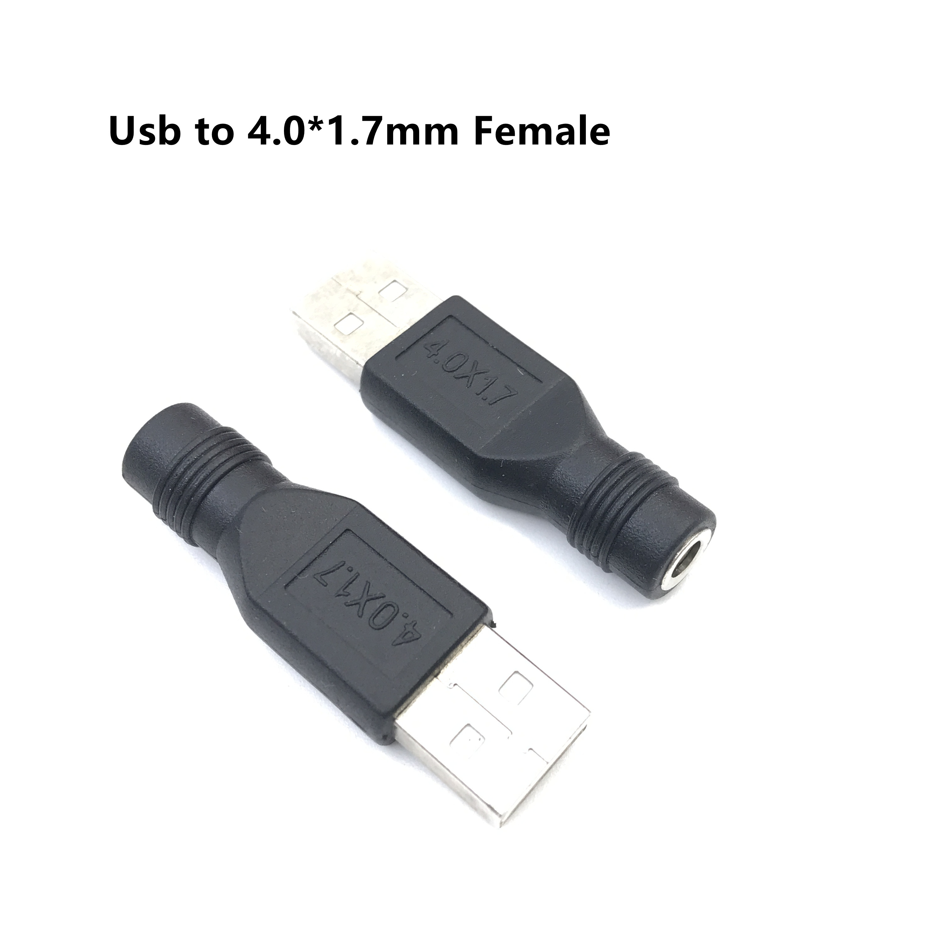 Mikro USB/USB 2.0 Stecker auf DC 3,5*1,35/4,0*1,7 mm Buchse Stecker Jack Konverter Laptop Adapter Stecker: Orange / 20 m