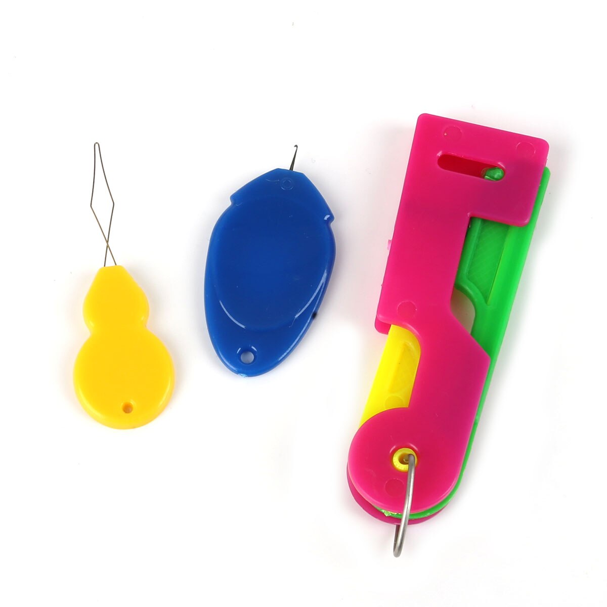 Multiple Sizes Sewing Needle Threader Automatic Cross Stitch Disconnector Sewing Thimble Thread Guide Tool Sewing Accessories