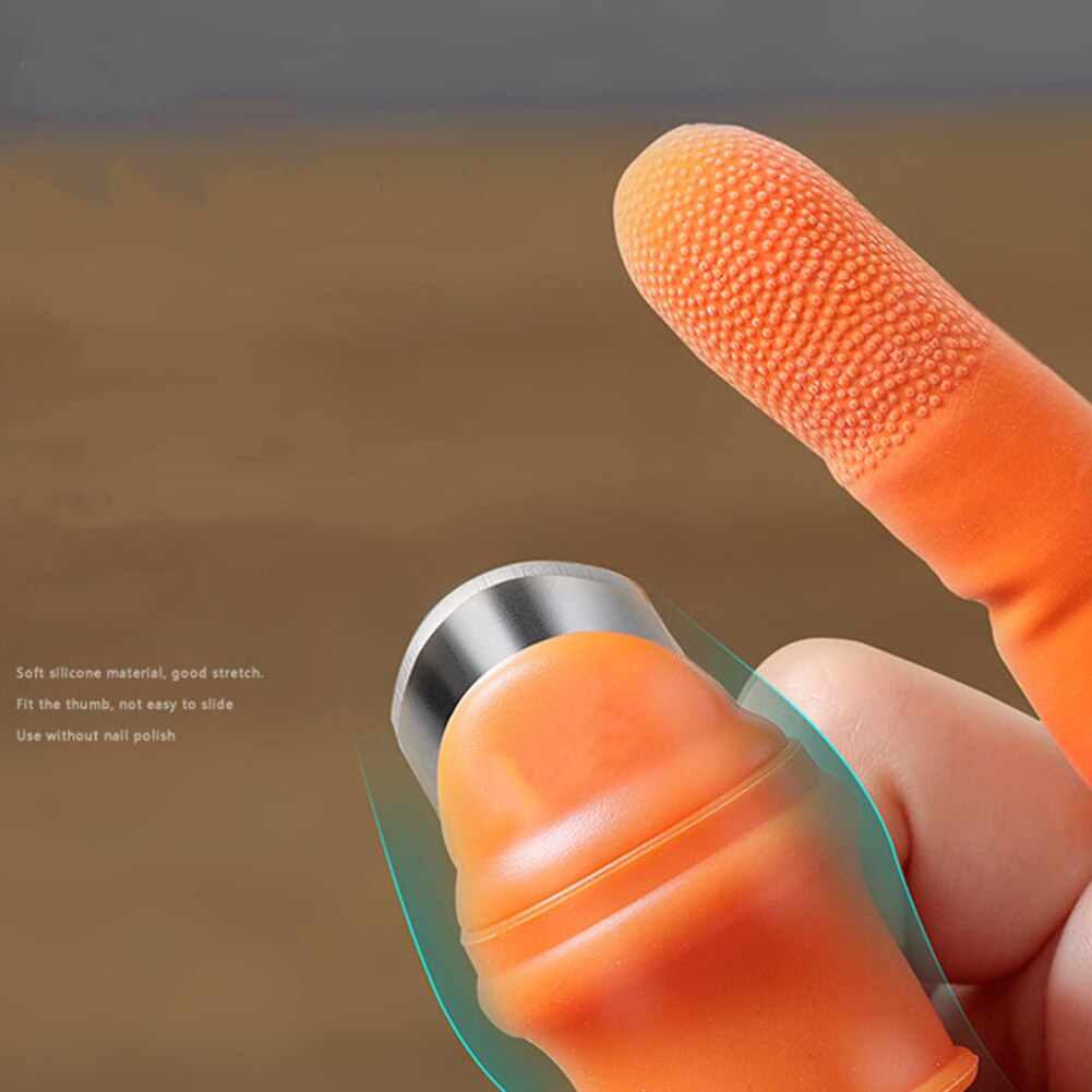 Vinger Mouw Duim Mes Groente Oogsten Mes Plant Blade Schaar Snijden Ringen Tuin Handschoenen Finger Protector