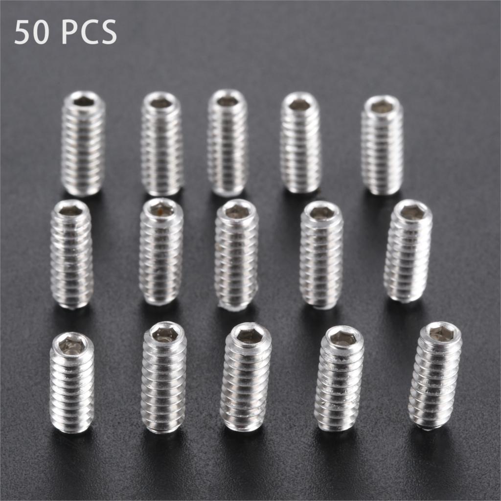 9mm/12mm 50 stk rustfrit stål surfbrætter finne skruer strippet surfbræt longboard finner propper ror skrue surfing tilbehør: 12mm
