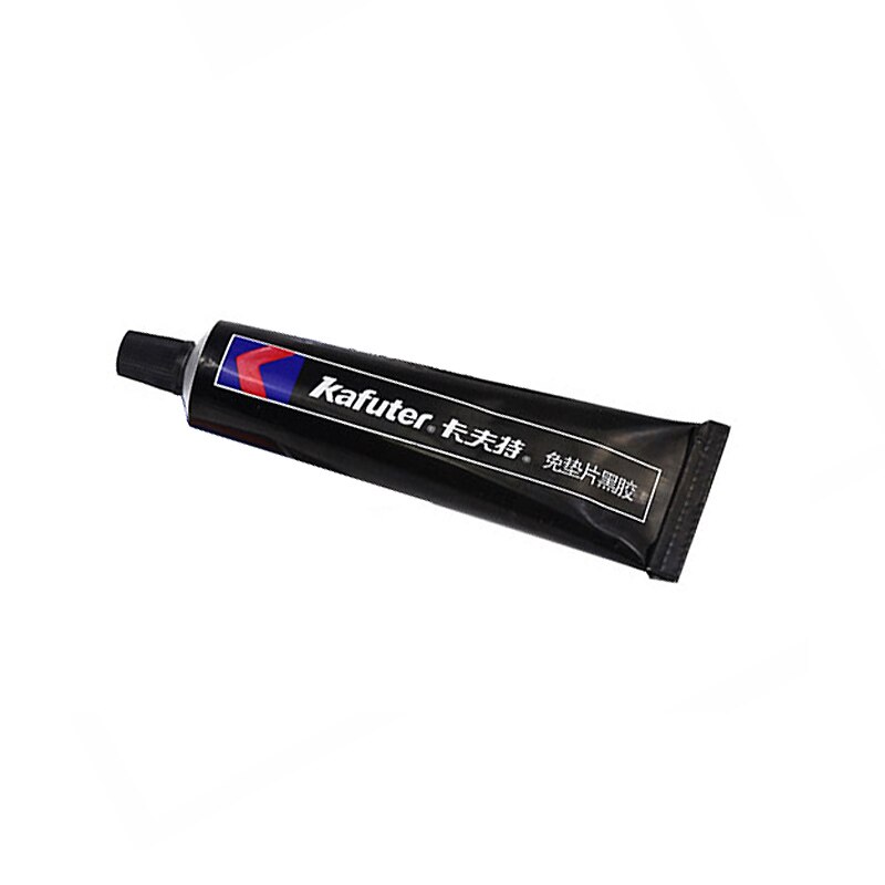 2 Stks/partij Kafuter K-586 Zwart Siliconen Gratis-Pakking Waterdicht Tot Olie Weerstaan Hoge Temperatuur Kit Repareren Lijm