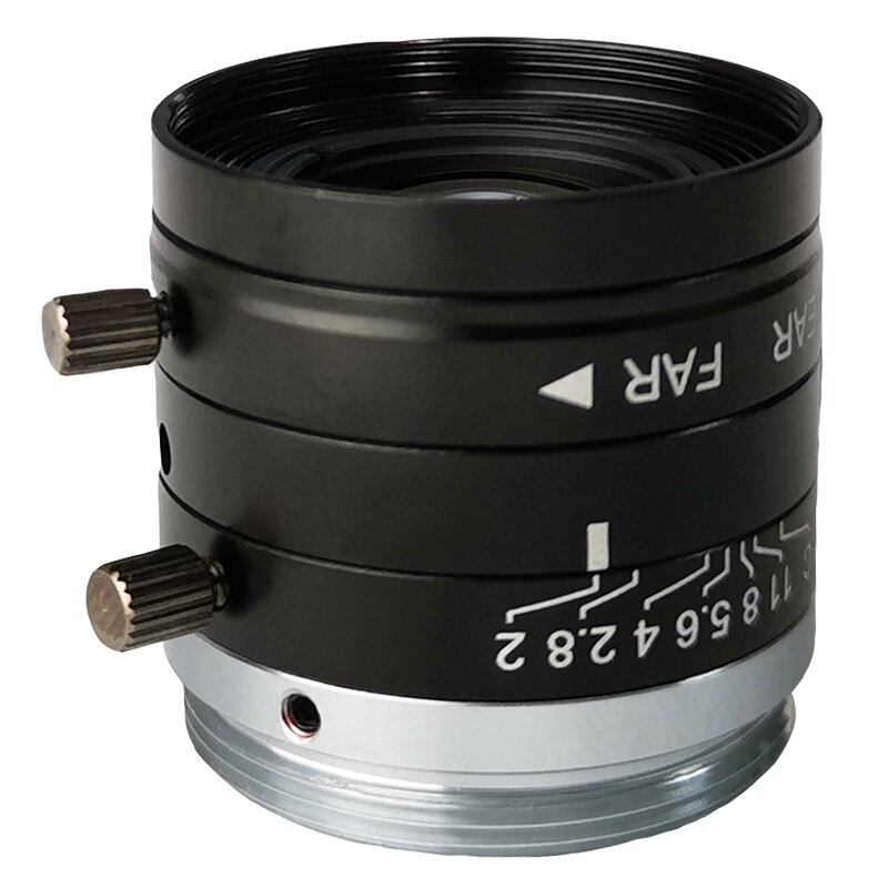 C Mount 12mm manual lris HD lens for 1/1.8" FA High performace for 5 Mega pixel camera Machine Vision fixed focal length lenses