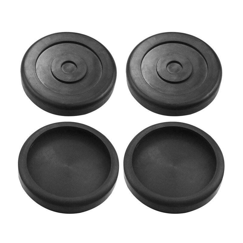 Juego de 4 almohadillas de goma redondas Hd Slip on 5715017 5715017X para Bendpak Lift Danmar Lift: Default Title