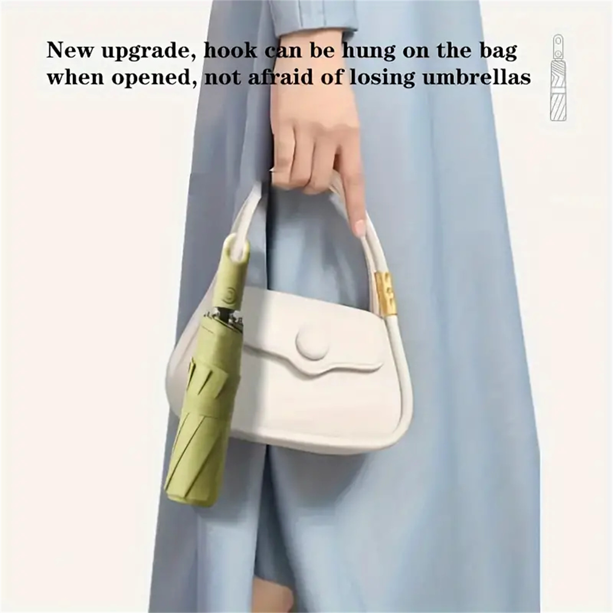 Large Travel Umbrella, Heavy Duty Windproof Waterproof Umbrella, Fully Automatic Open And Close Golf Umbrella, UPF50+ UV