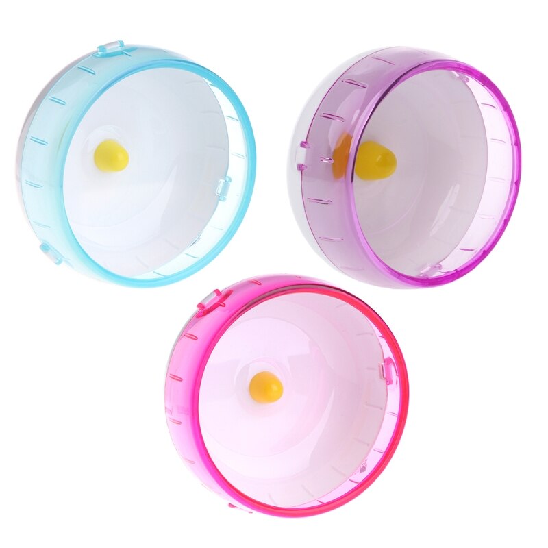Hamster Mouse Rat Exercise Toys Plastic Silent Running Spinner Wheel Pet Toy