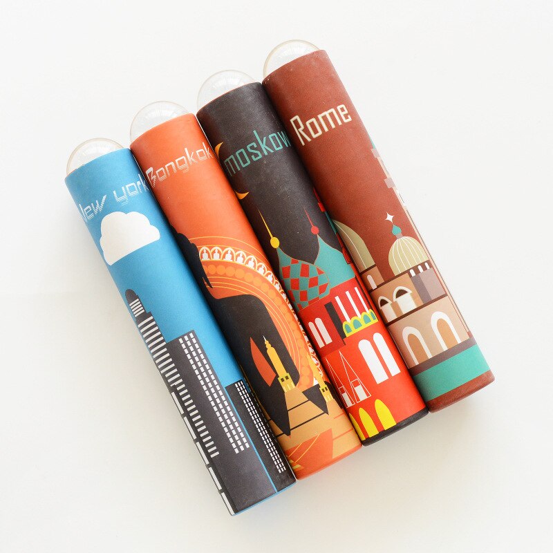 Fantasierijke Cartoon Caleidoscoop Fancy Magic Kleurrijke Zintuiglijke Educatief Draaien Periscope Speelgoed Voor Kinderen Verjaardagscadeautjes: 3 Random send 1pc