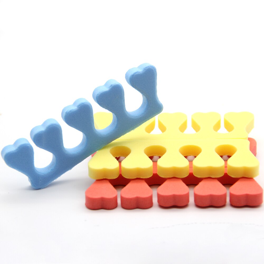 20 Pieces/lot Nail Art Tool Finger Toe Separator Sponge Straightening Pad Hammer Sub-toe Foam Pedicure Manicure Instruments