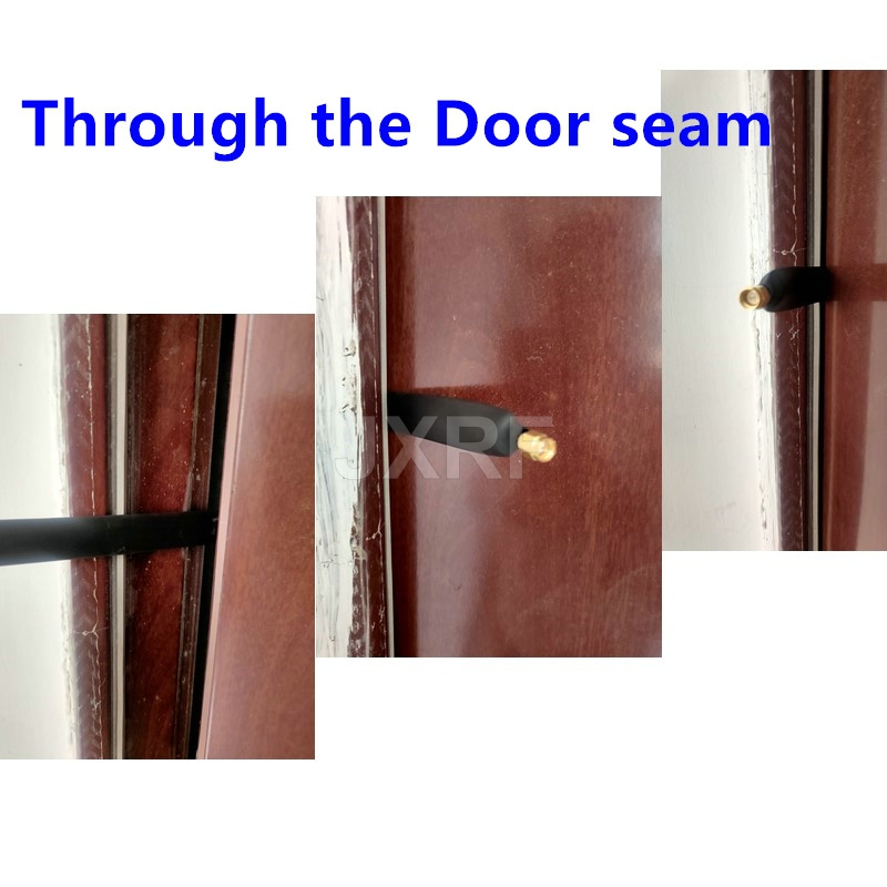 Sma Naar Sma Adapter Raam Doorgang Deur Door Platte Rf Coaxiale Kabel Coax Pigtail Jumper Koord