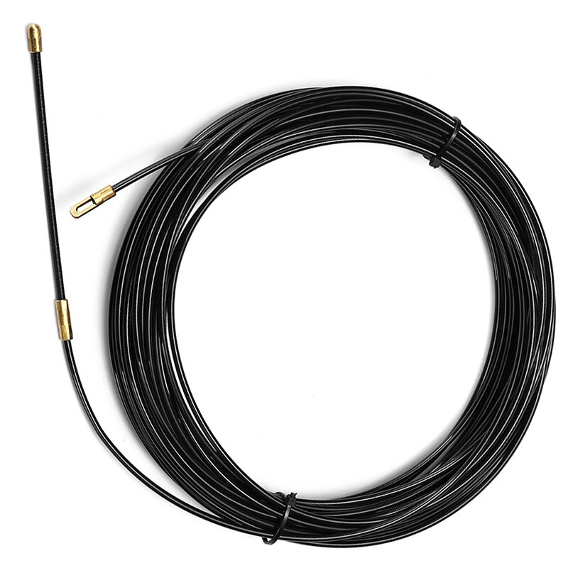 3Mm 5 Meter Naar 40 Meter Black Gids Apparaat Glasvezel Elektrische Kabel Push Trekkers Duct Slang Rodder Vis Tape draad
