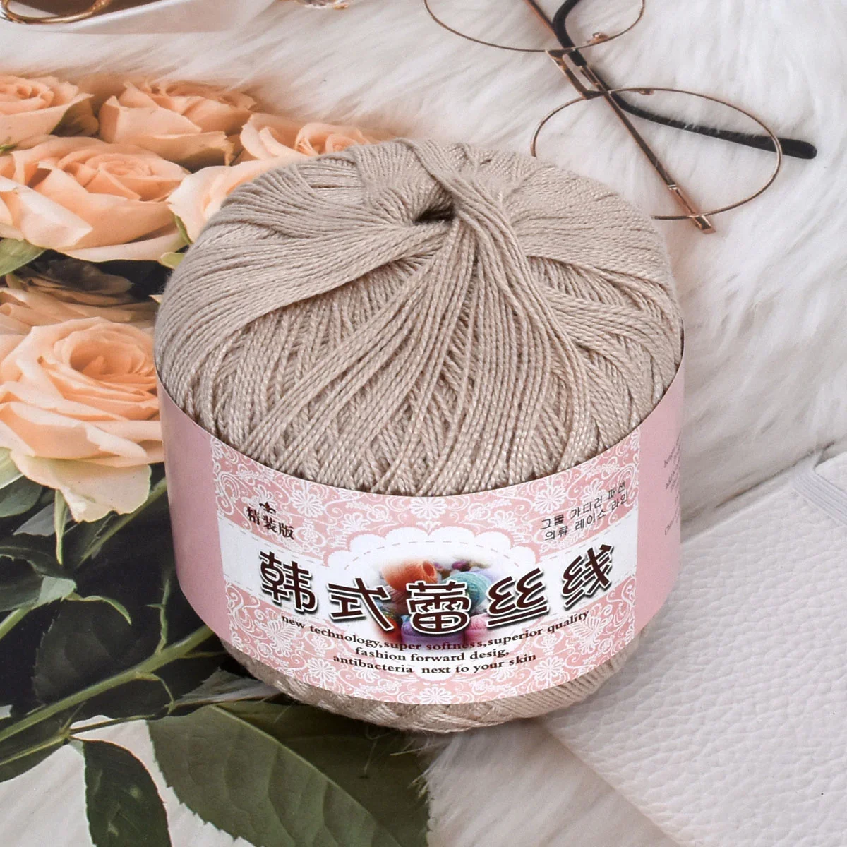 Fil de dentelle 100% coton au Crochet, broderie 8 #, pour le tricot à la main, 10 pièces,: 21