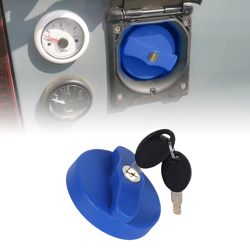 Vervangende waterinlaatvuldop met slot, zadi-slot en 2 sleutels, geschikt voor campers, caravans en motorhomes van bailey swift.