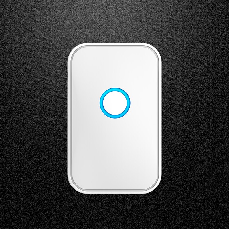 CACAZI Rechargeable PIR Motion Detector Infrared Security Wireless Alarm Doorbell Store Welcome Home Induction Doorbell: receiver