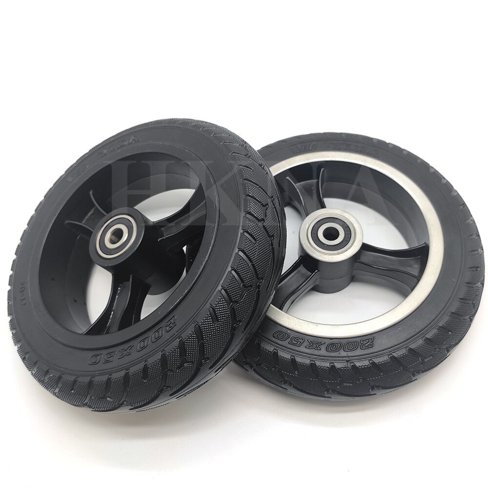 Dla Żużel mini 4 zawodowiec koło tarczowe opony skuter elektryczny Ruima mini 4 zawodowiec 200X50 niepneumatyczne koła akcesoria zamienne