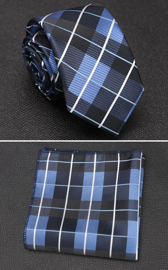 Xgvokh Mannen Das Set Wedding Stropdassen Voor Mannen Hanky Stropdas Dot Gestreepte Gravata Jacquard Tie Sociale Partij Accessoires