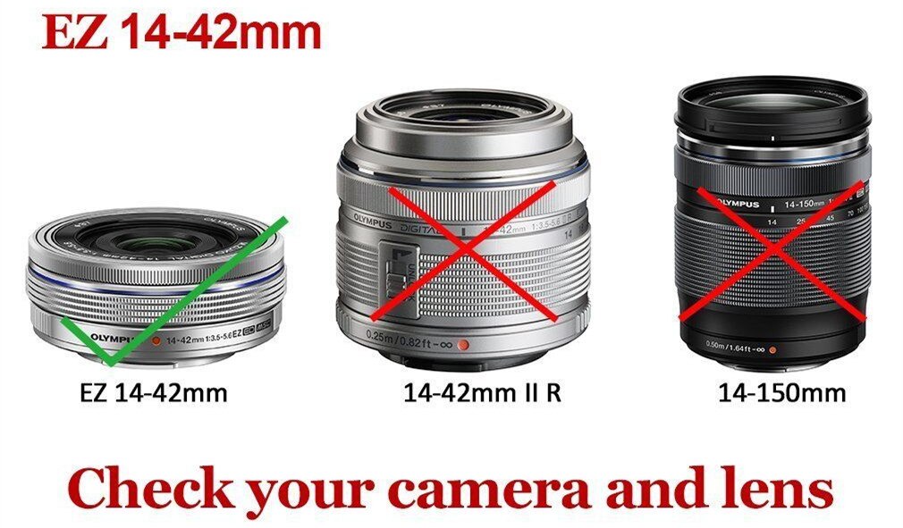 Étui souple pour appareil photo Olympus PEN, housse pour appareil photo Portable sur objectif 14-42mm