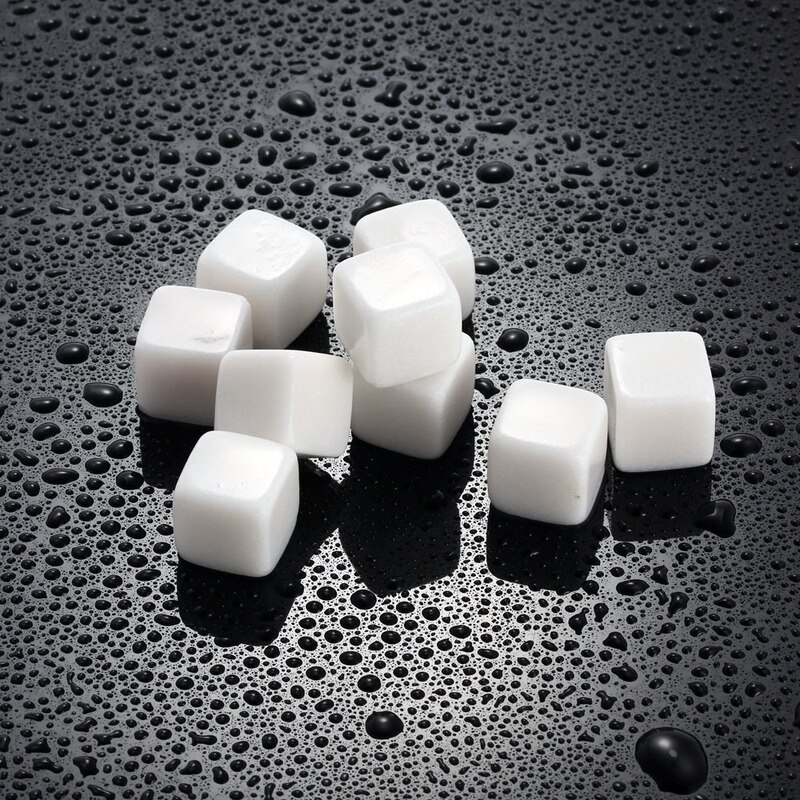 1 Bag Natural Whiskey Stones Sipping Ice Cube Whisky Stone Rock Cooler Wedding Favor Christmas Bar Cooler Ice Cube Stones