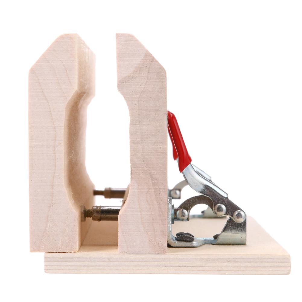 DIY Improved Sewing Wood Leather Clamp Horizontal Leather Retaining Clip Table Desktop Leather Tool Portable Horse Clamp