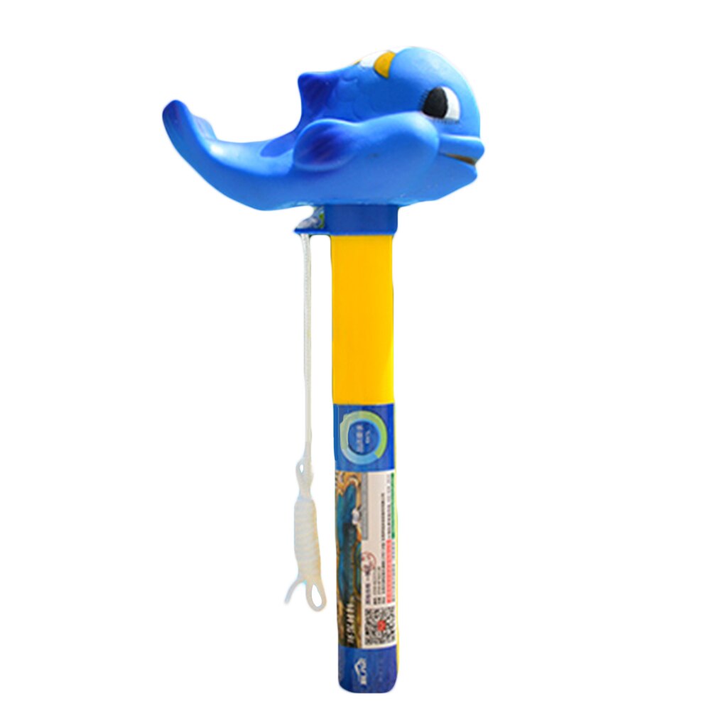 Mini Cartoon Eend Walvis Vis Schildpad Hoofd Drijvende Zwembad Thermometer Ouder-kind Outdoor Interactieve Grappig Speelgoed Games: 1