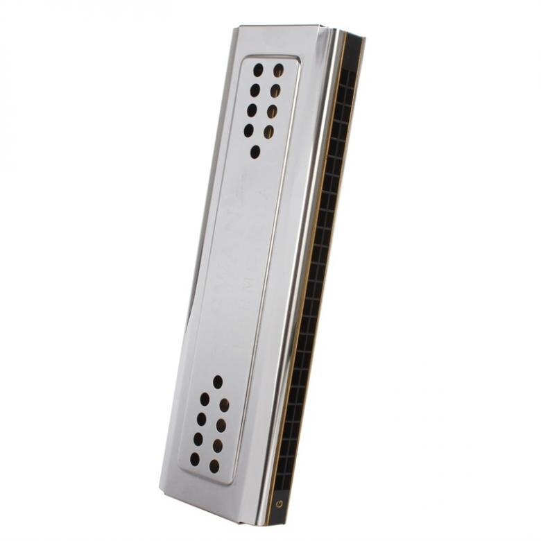 Swan 24 Holes Key Of C&G Double Side Tremolo Harmonica