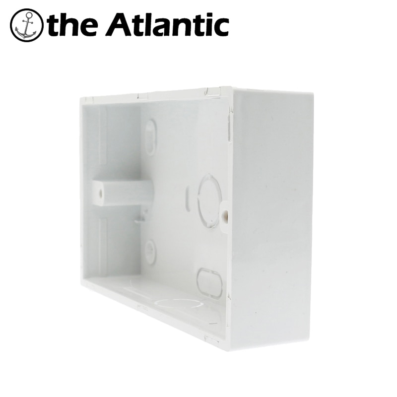 Caja de instalación externa de 146mm x 86mm, caja de conexiones externas, caja de instalación de superficie, caja exterior para enchufe de interruptor, tipo 146