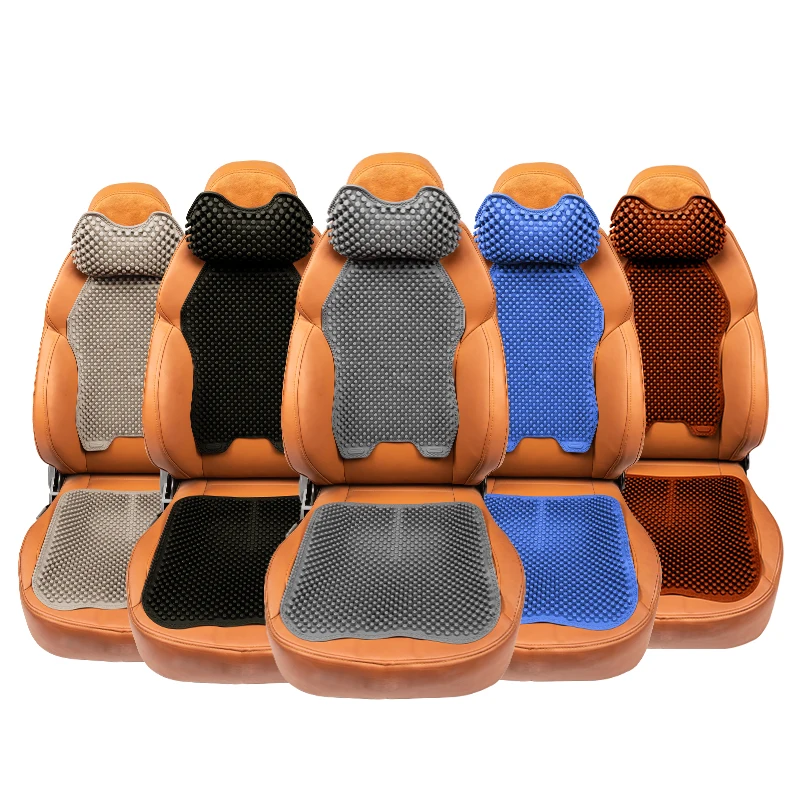 Juego de 3 piezas de cojines para coche, almohadas de silicona para coche, reducción de presión y cómoda protección para el cuello, reposacabezas