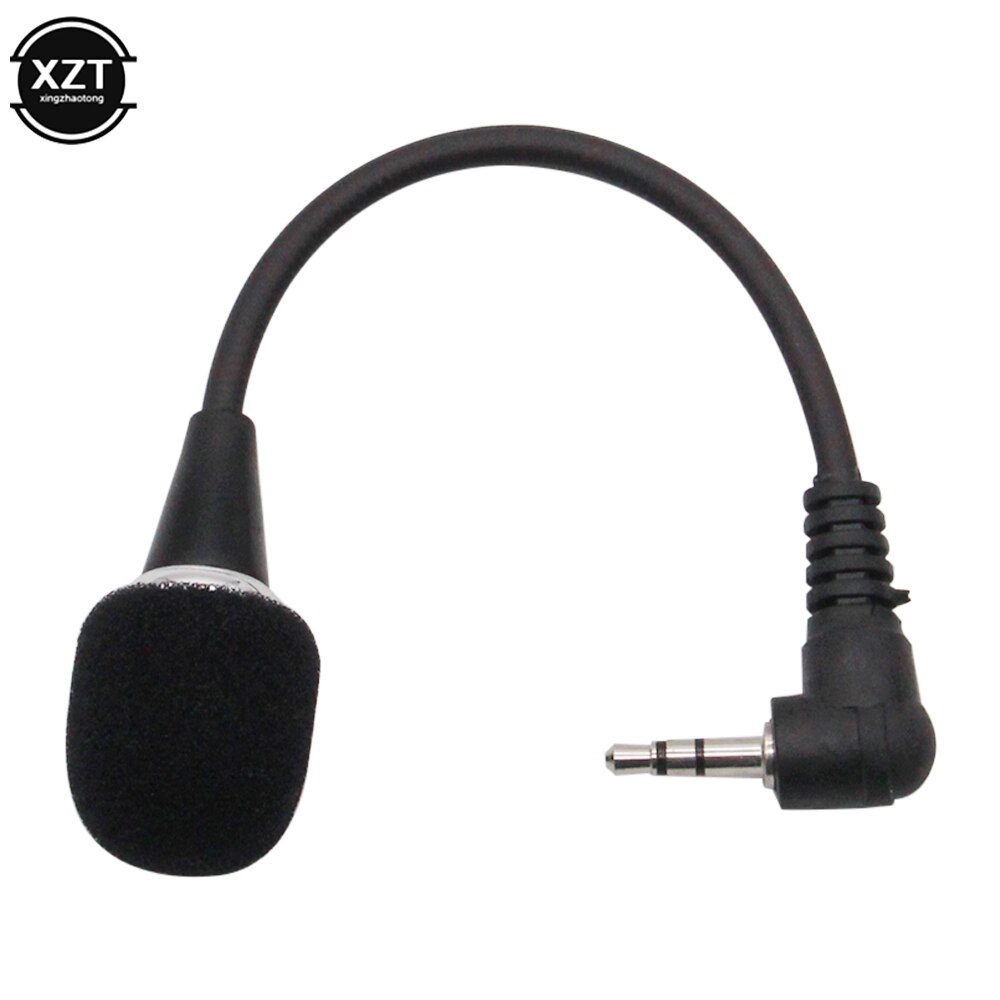 Flexible Mini 3.5mm Jack Plug Wired Audio Microphone Microfone Mic for Computer Laptop Notebook Tablet PC Skype Microphone Mic: black