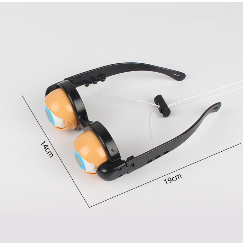 Novedad creativa, gafas de broma divertidas para niños, juguetes de plástico con ojos locos, juguetes de , trucos para niños, de Navidad y cumpleaños
