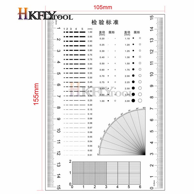 Soft Ruler Microscope Micrometer Calibration Slide... – Grandado