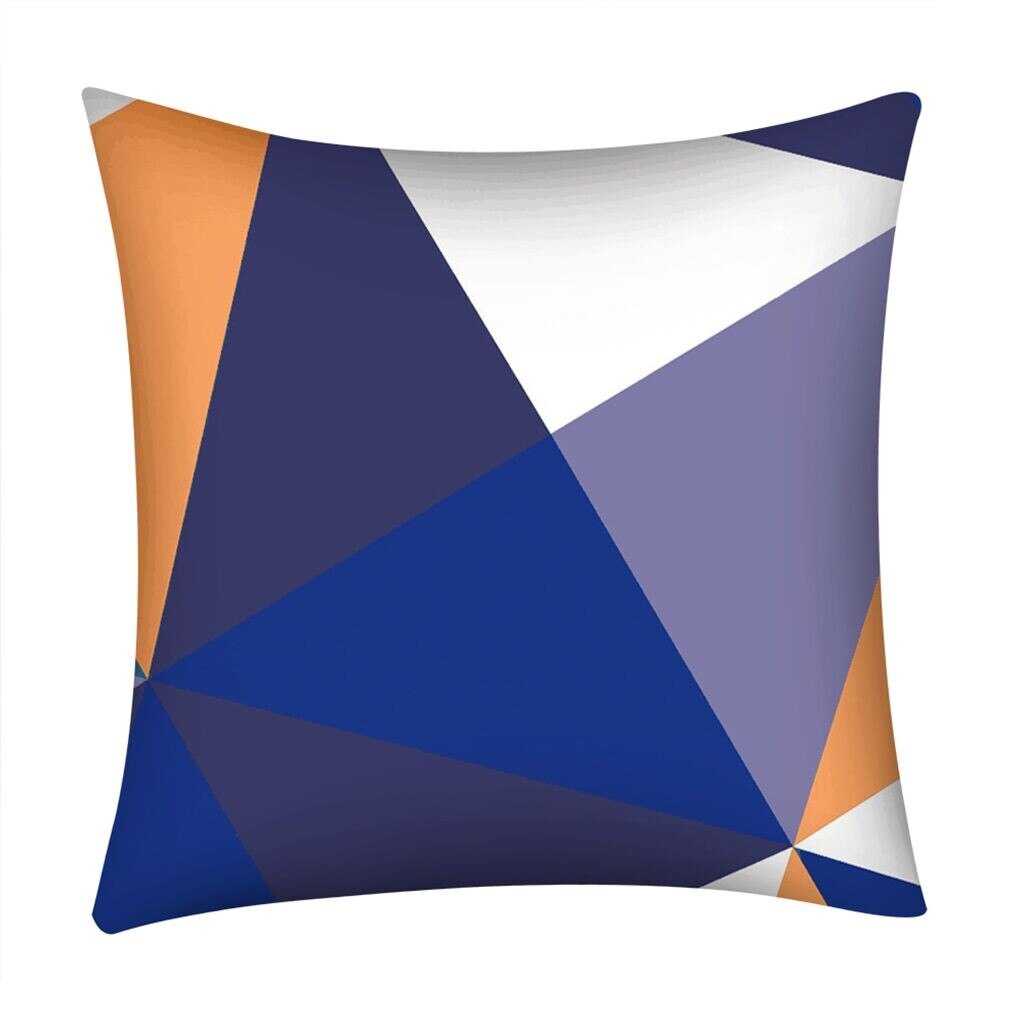 Nordic Decoratieve Sofa Kussens Print Polyester Kussensloop Fluwelen Kussenhoes Kamer Decoratie Zijden Kussensloop: D