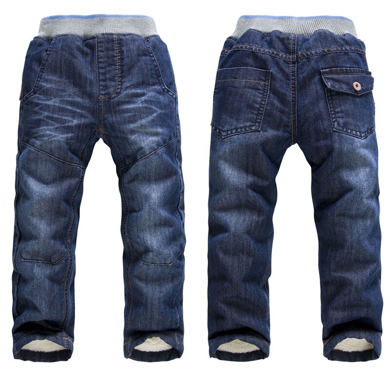 Inverno Cashmere di Spessore Dei Ragazzi Dei Jeans Dei Capretti Dei Pantaloni Dei Pantaloni Del Bambino Dei Bambini Dei Jeans: SL1483 / 6
