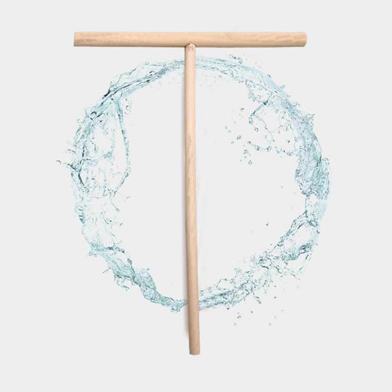 1 pc Practial T Shape Crepe Maker Pancake Batter Wooden Spreader Stick Multi-functional Cake Kit DIY Home Kitchen Tool
