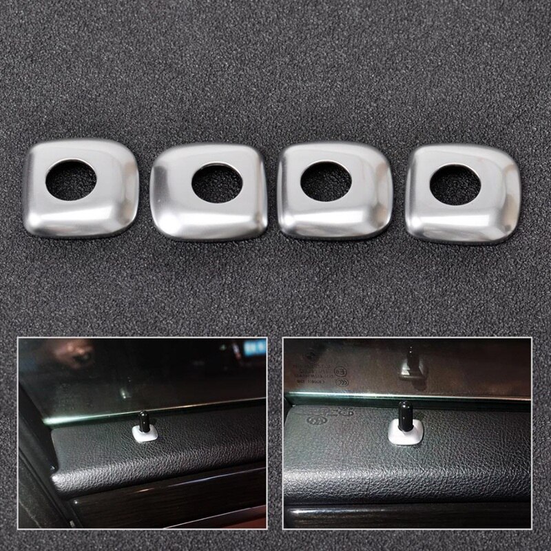 Kromi auton oven lukon nuppi läpivientiholkkien kannet verhoilu bmw 5 sarjalle  f10 f11 520 528 535 550d