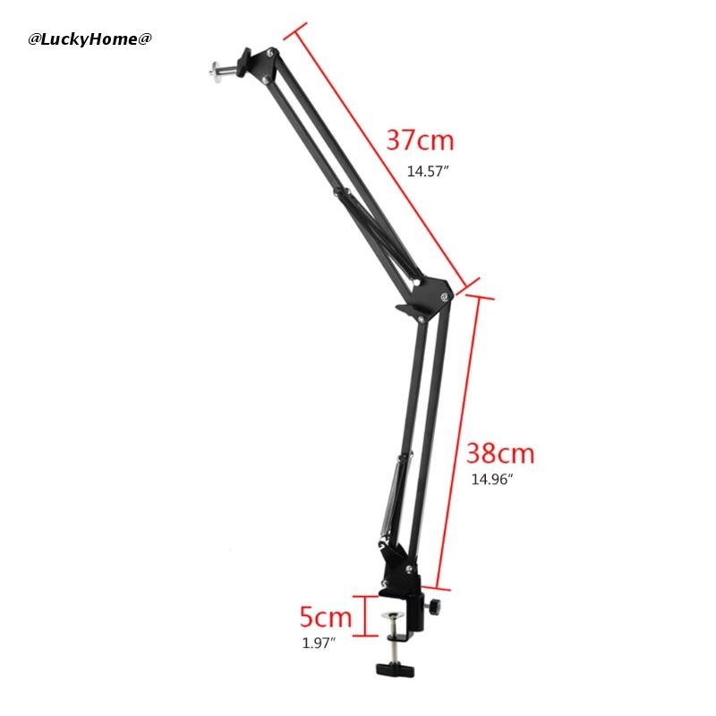 Overhead Tripod Mount for Camera Adjustable Over Head Arm with Phone Holder