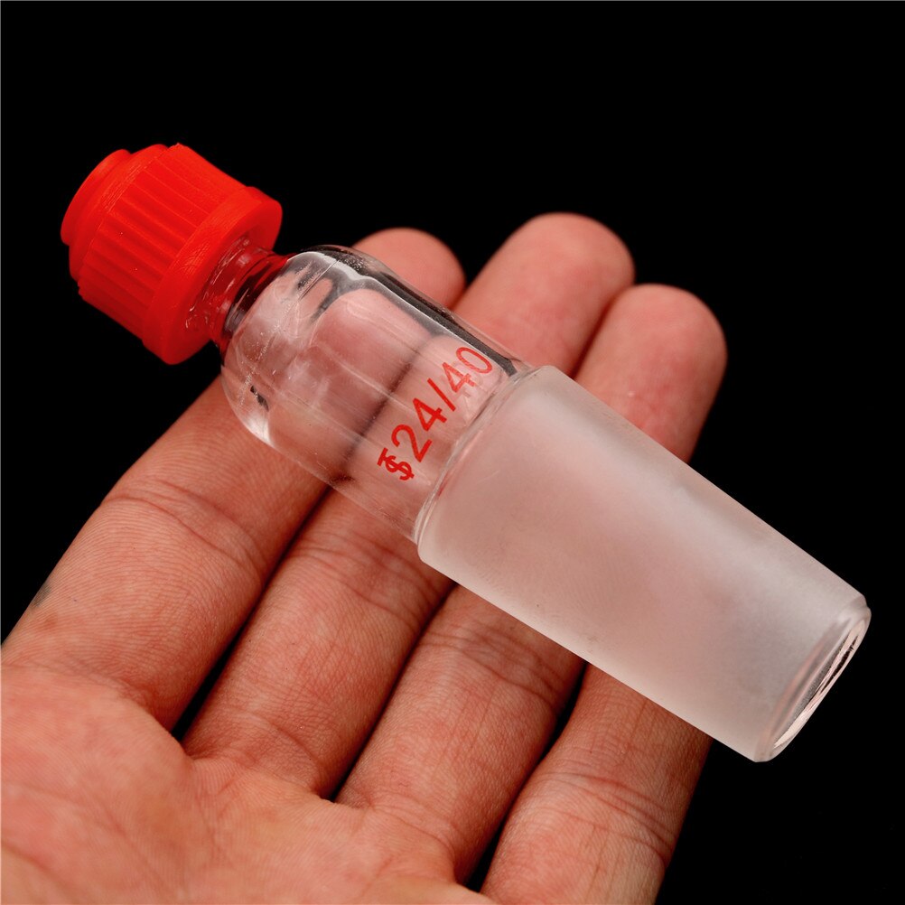 24/40 glas Thermometer Adapter Mit Gewinde Boden Scock Gemeinsame Kunststoff Schraube Buchse Labor Liefert Glas