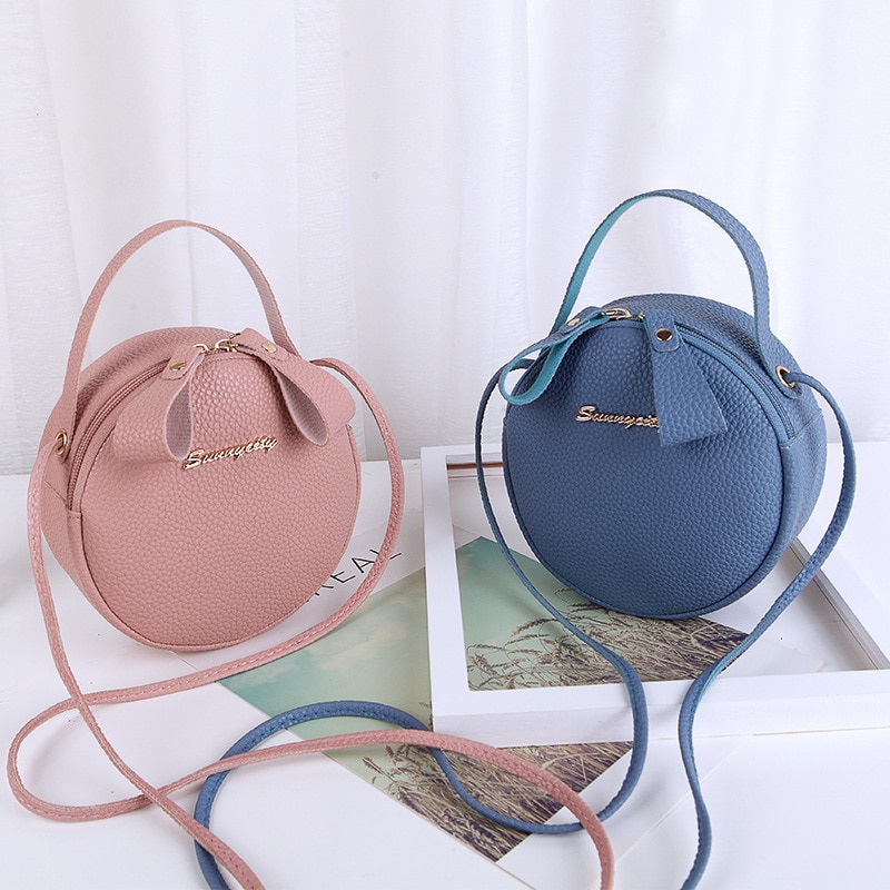 Shoulder Bag Korean Version of The Small Round Bag Mini Messenger Bag Ladies Handbag Shoulder Mobile Phone Bag