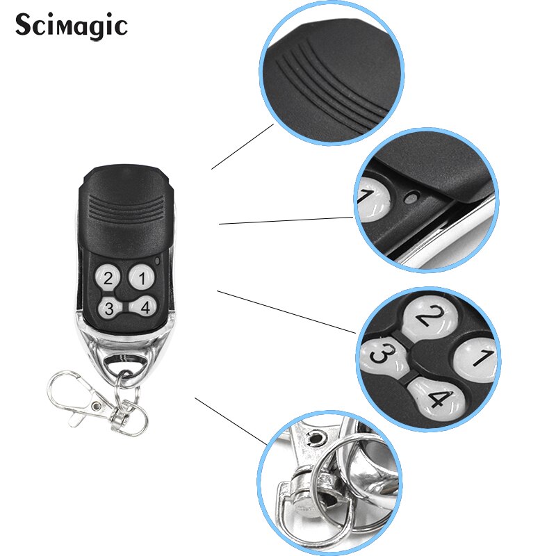 For APRIMATIC Remote Control Compatible TR2 TR4 433.92MHz Rolling Code Garage Door Gate Key Fob