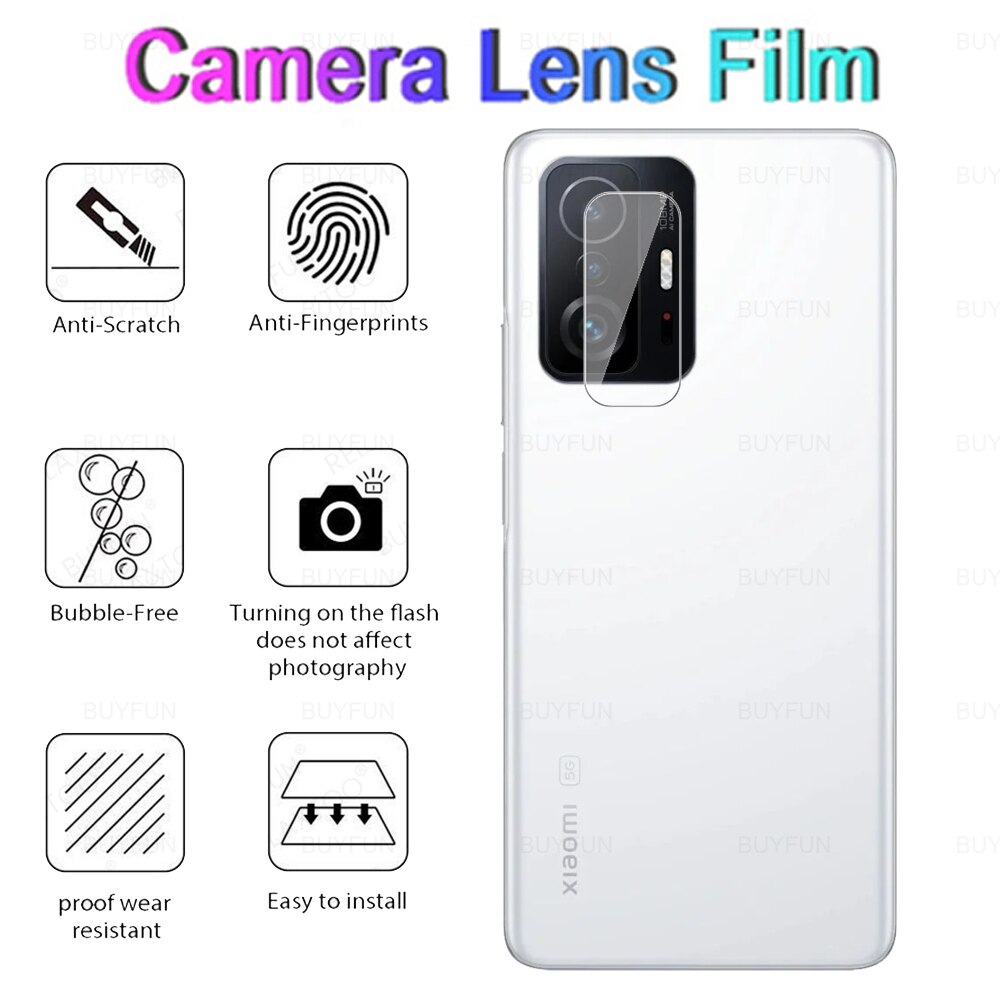 6in1 Gehard Glas Case Voor Xiaomi 11T Pro 11 Lite 11i Camera Lens Beschermende Film Voor Xiomi 10T pro 10 10T Lite Screen Glas