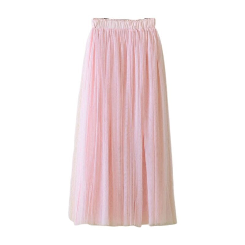 Pleated Sheer Skirt-Waist 30 to 34