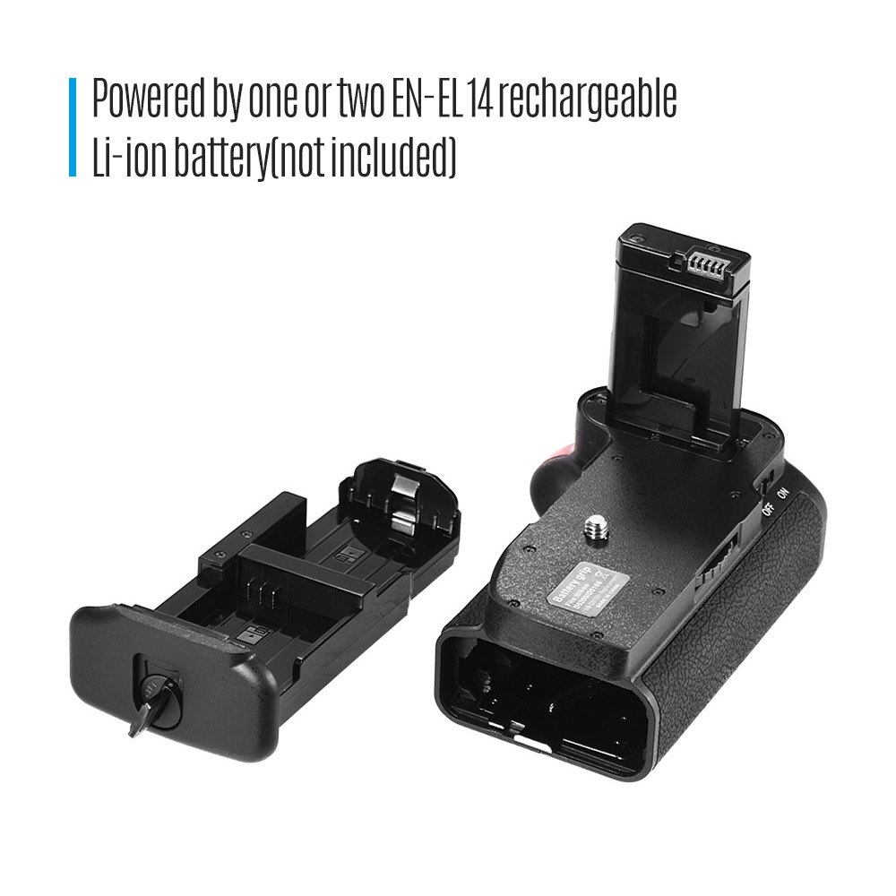 Vertikale Batterie Griff Halfter für Nikon D5100 D5200 DSLR Kamera EN-EL 14 Batterie angetrieben mit IR Fernbedienung